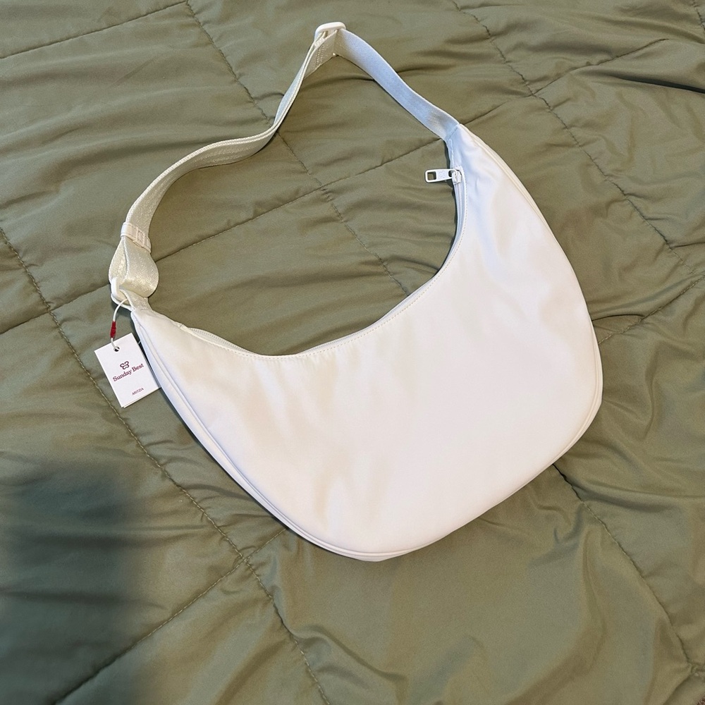 Aritzia Cream Hobo Bag